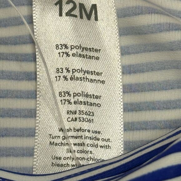 Carter's Baby Girl Berry Red Rash Guard Ruffle Bottom 2pc Swim Set Size 12M New! - Picture 7 of 9